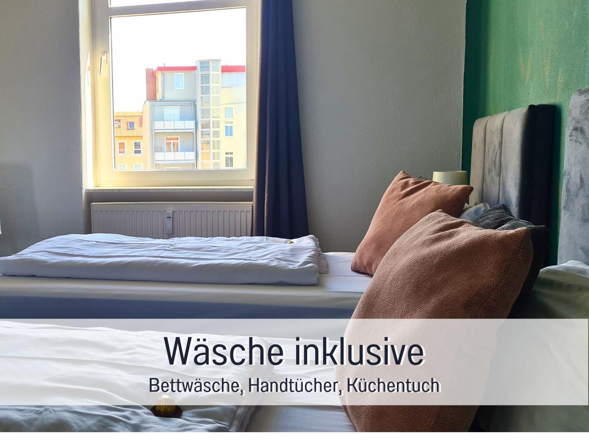 Lichtdurchflutete Moderne Stadtwohnung, Kueche, Waschtrockner, Smarttv Brandenburg  Exterior foto
